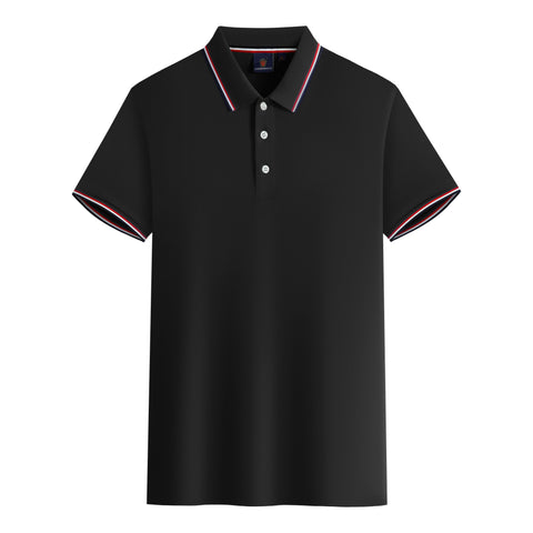 POLO T-SHIRT - BLACK