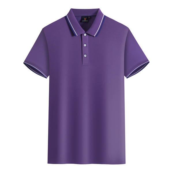 POLO T-SHIRT - PURPLE