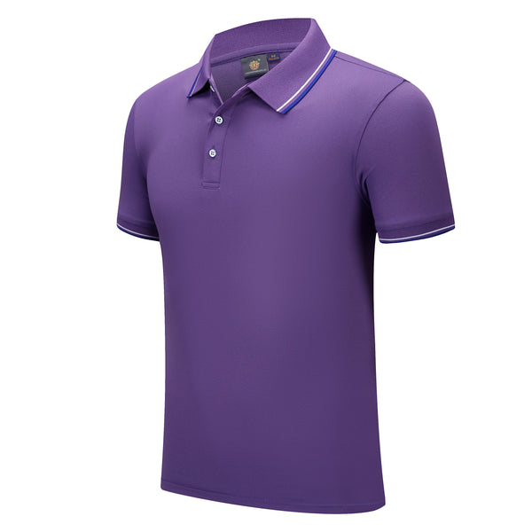 POLO T-SHIRT - PURPLE